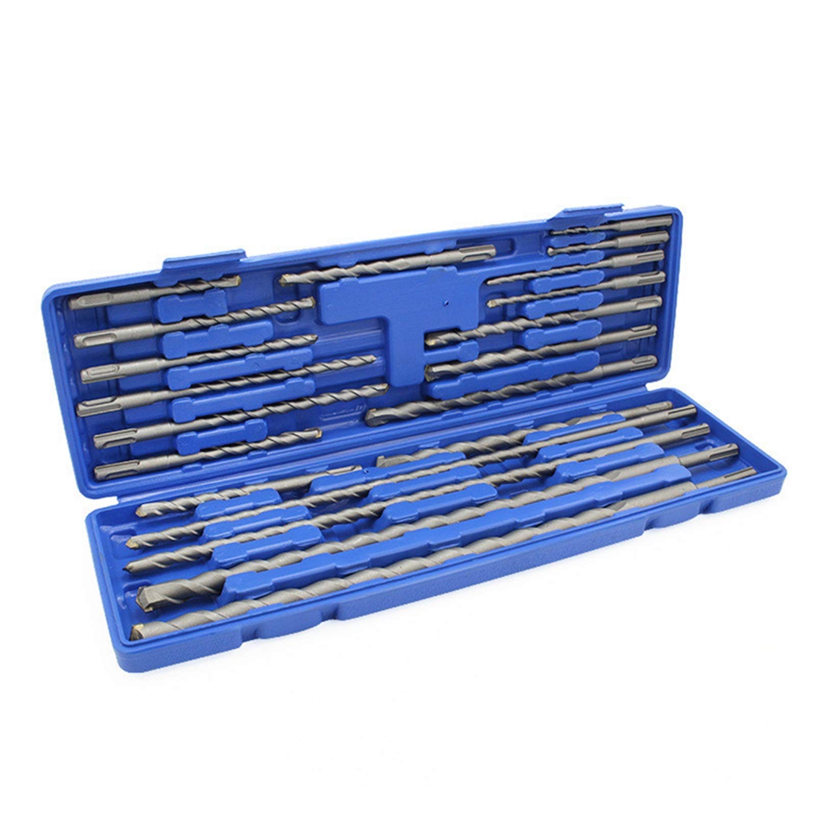 Cutter di fresatura Superficiale 20pcs Tondo stinco a Martello Elettrico Set Bit Set SDS/SDS Plus, utilizzato per la Perforazione del calcestruzzo, Mattone, Pietra