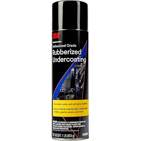 3M 03584 Professional Grade Rubberized Undercoating, Corrosion, Water and Salt Spray Resistant, 16 oz, 1 aerosol