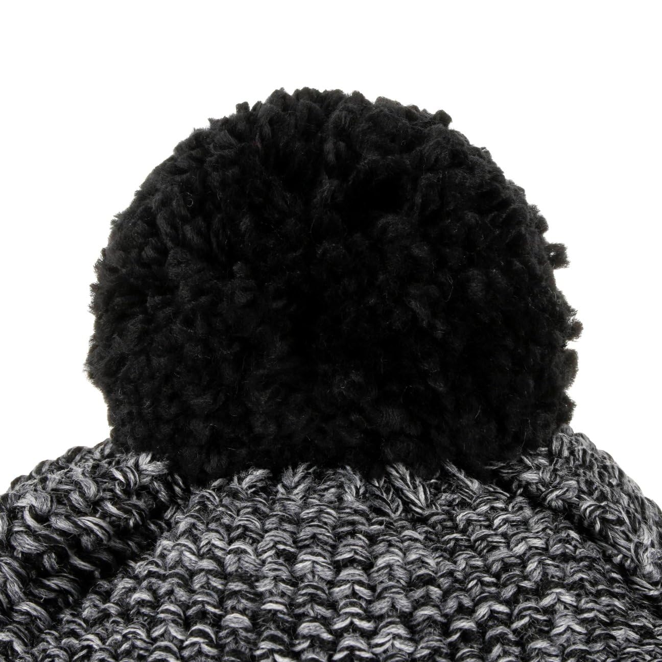 Eisbär Bonnet a Pompon Styler Femme/Homme - Made in The EU de Ski en Tricot pour l'hiver avec Doublure, Doublure Automne-Hiver Hiver