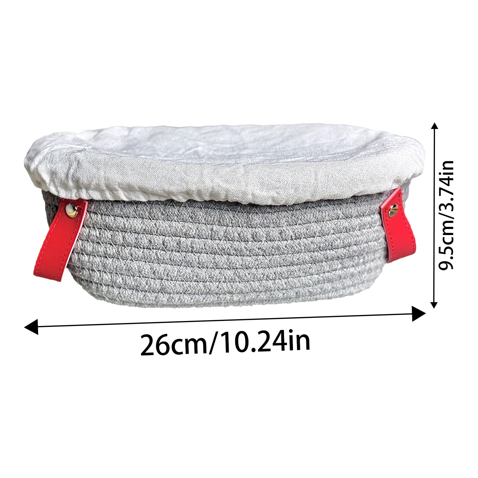 Sour Dough Proofing Baskets - Dough Bowl With Liner | sourdoough Bread Baking Supplies | sourdoough Proofing Bowls | Bread Proofing Baskets | Bread Proofing Baskets For Kitchen Storage Display Table S