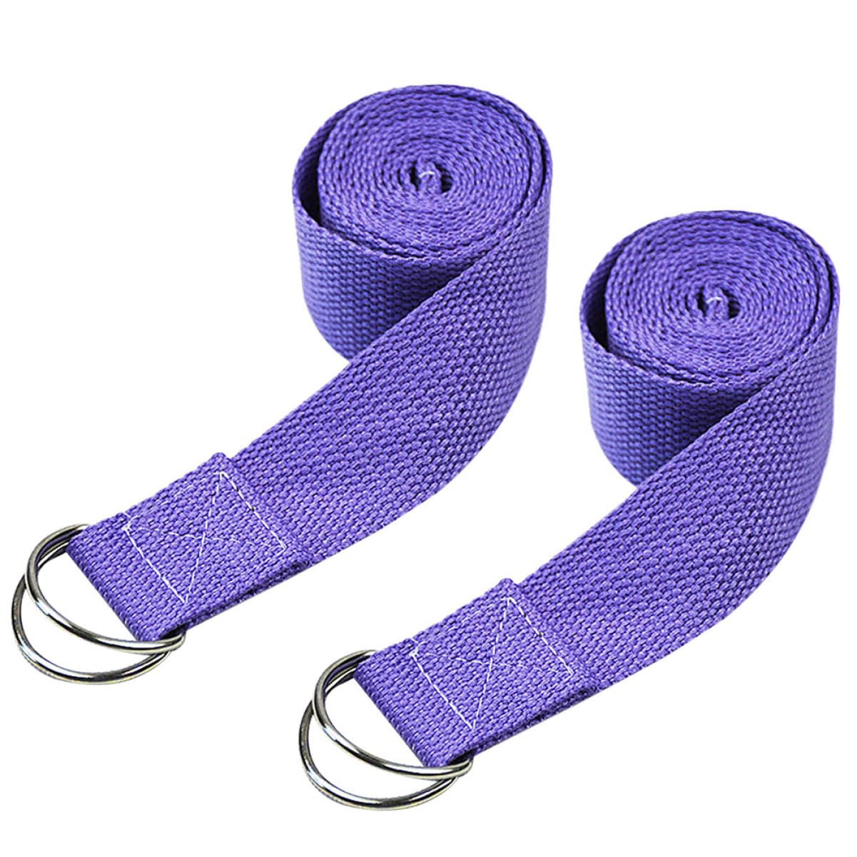 POPETPOP Yoga Straps for Stretching 2pcs Stretch Band Buckle Lightweight Sturdy for Flexibility Workout