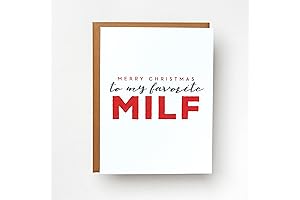 Christmas Wish to My Merry MILF Xmas Card: Snarky, Romantic Holiday Notecard