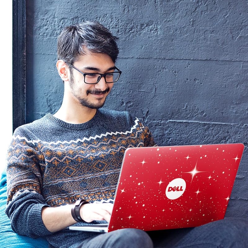 Image of Galaxsia DSGN 306 Full Body Laptop Skin Bubble-Free| Laminated & Removable | HD Quality Sticker for Laptops Upto 15.6 Inches Compatible with DELL