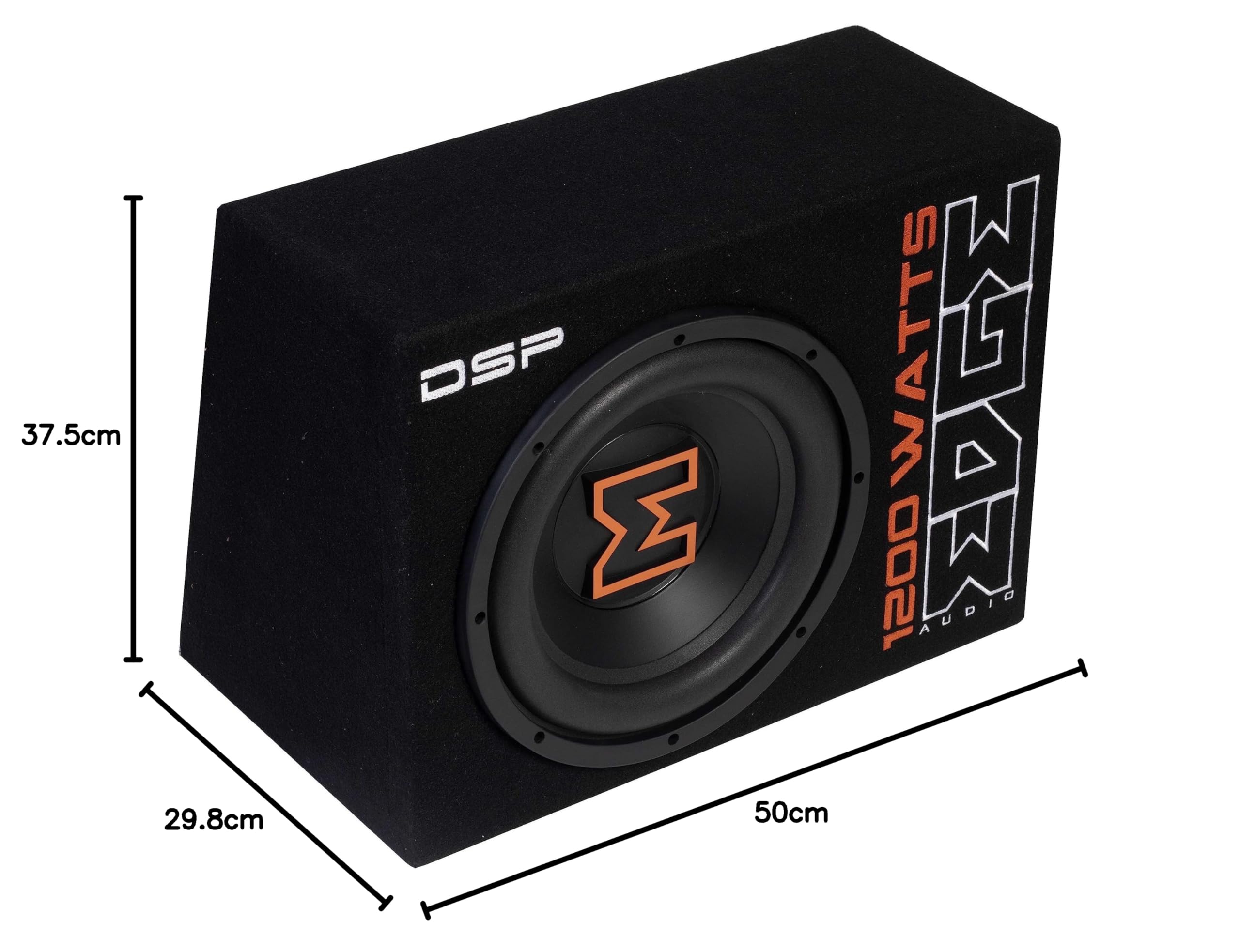EDGE DBX 30,5 cm Aktiv-Bassgehäuse mit DSP (1200 W) Kabelsatz im Lieferumfang enthalten