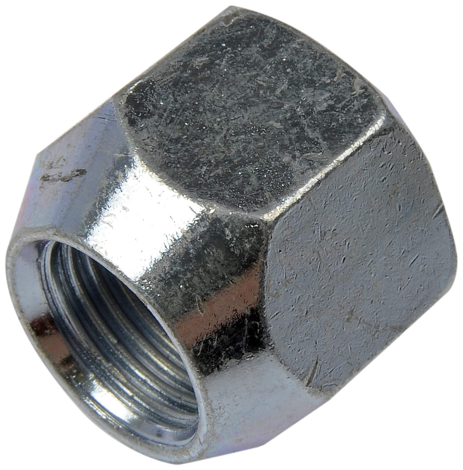 Dorman (611-052.1) 7/8" Hex and 3/4" Long Wheel Nut - DORMAN 9/16"-18 Standard Wheel Lug Nut - Dorman Wheel Nut 611-052.1 - WHEEL NUT - Wheel Nut 9/16-18 Standard - 7/8 In. Hex, 3/4 In. Length - Lug Nut - These wheel lug nuts are designed to match the fit, function and performance of the original equipment hardware on specified vehicles. They are engineered from durable materials to exacting specifications for long service life and a perfect fit. - AM General 1995-92, Chevrolet 1999-71, Ford 2023-21, Ford 2019-92, GMC 1999-71, Jeep 1988-74