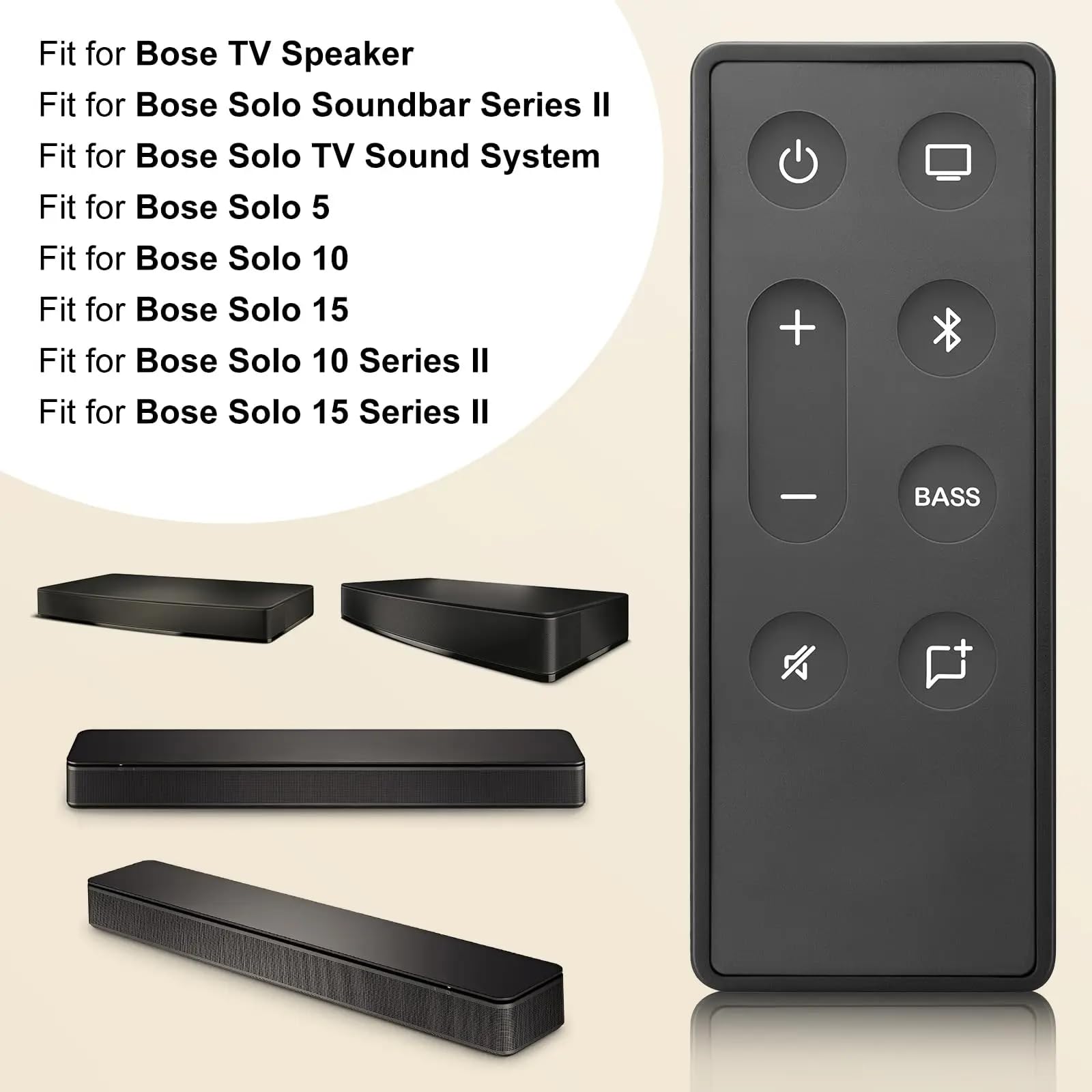 Amazon | Bose TVスピーカーとソロサウンドバーシリーズII用の交換用
