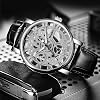 Men Business Luxury Fashion Gents Quartz Watch Men Bottom Hollow Imitation Mechanical Watch Men Belt Watch to My Son Watch