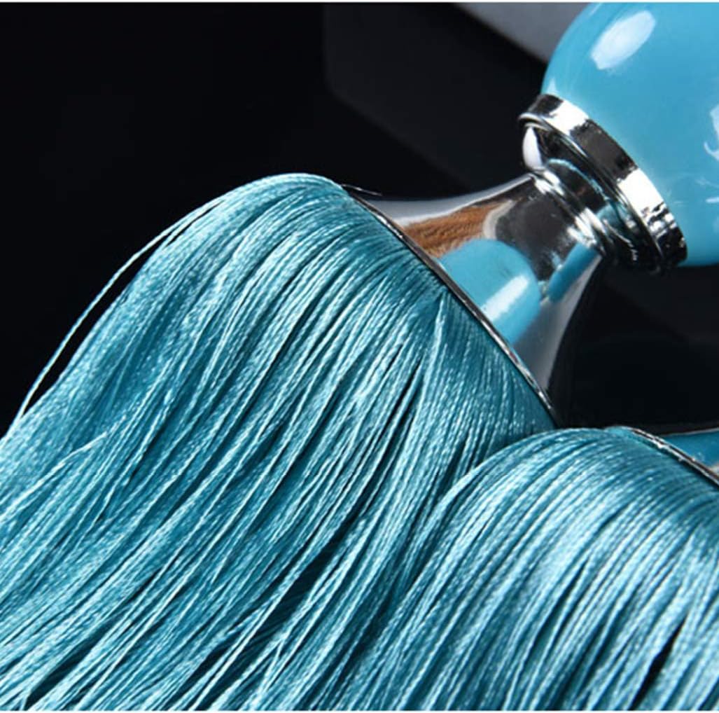 Curtain Tassel Tiebacks, Modern Curtain Tieback Window Drapery Tassel Holdback for Living Room Kids Bedroom Porch Decoration(Red)