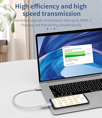 Miniatura 4 de Paquete de 3 adaptadores USB C macho a Lightning hembra, compatibles con iPhone 12, 11 Pro Max, iPad Air, Samsung Galaxy Note S20, S21, duradero y