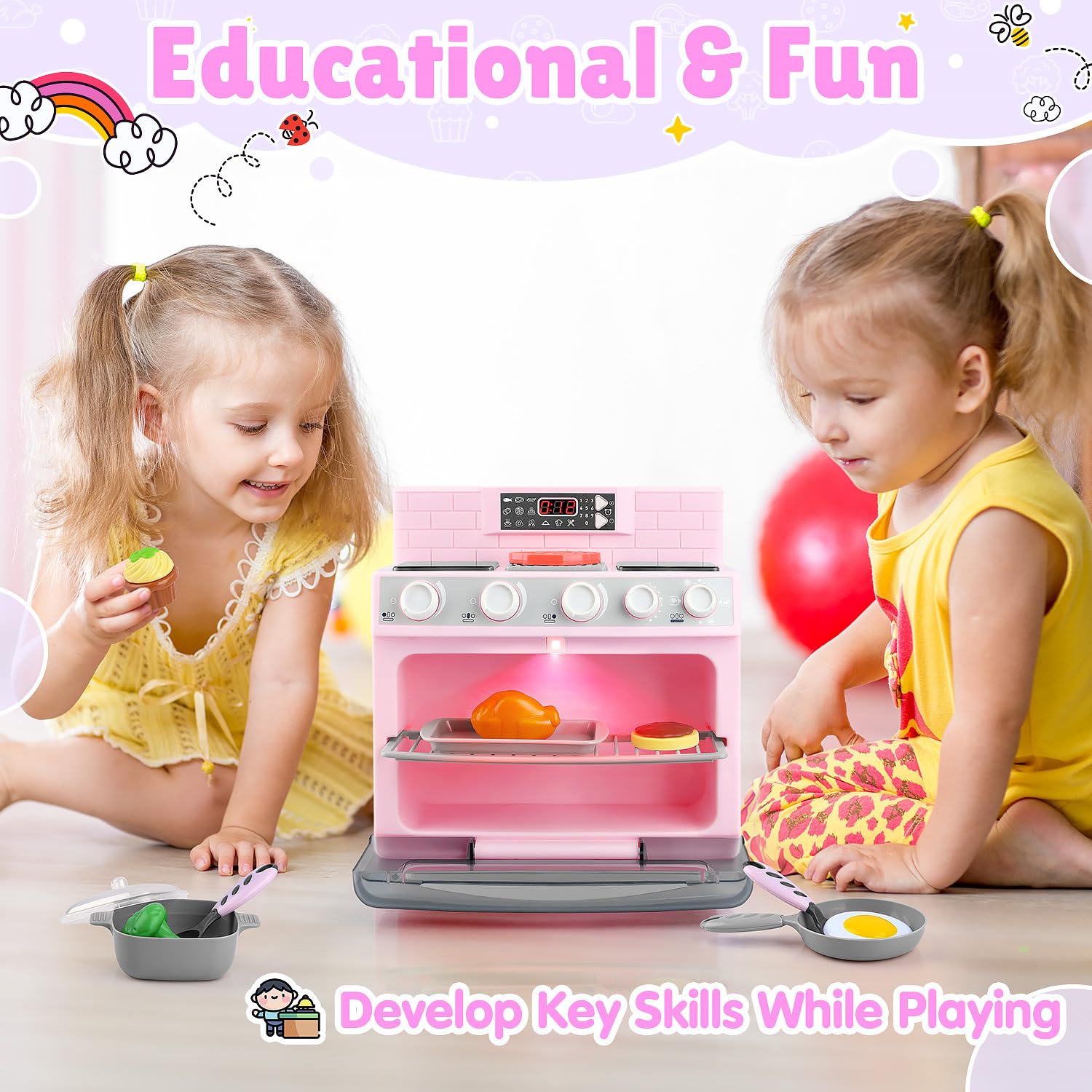 Accesorios para Juego de Cocina,71 Piezas De Imitación De Juego De Cocina,Con Accesorios De Juguete Con Efectos De Sonido | Para Niñas Y Niños De 3 A 8 Años De Navidad Accesorios para Juego de Cocina,71 Piezas De Imitación De Juego De Cocina,Con Accesorios De Juguete Con Efectos De Sonido | Para Niñas Y Niños De 3 A 8 Años De Navidad