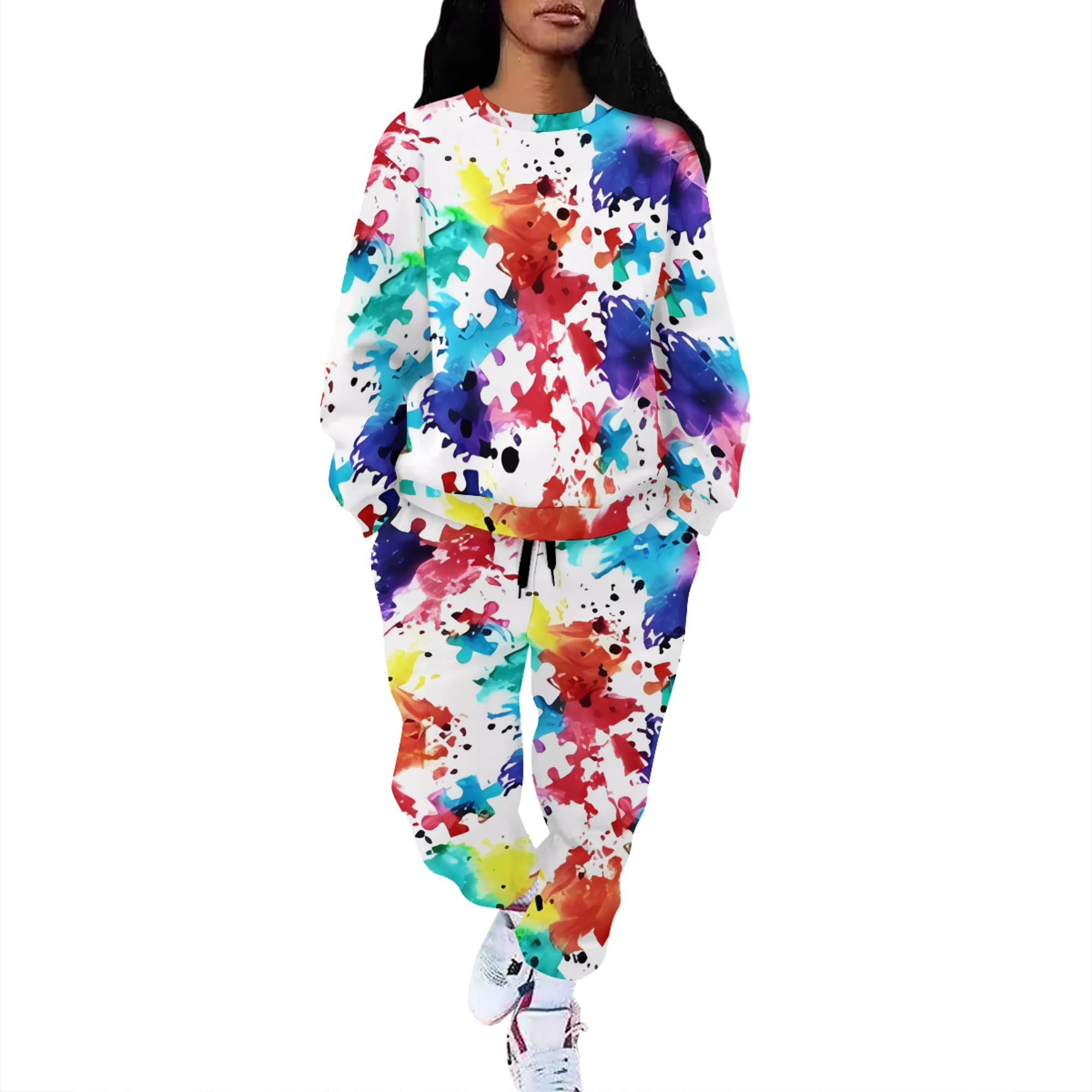 Two Piece Lounge Set for Women Athleisure Sets Womens Sets 2 Piece Outfits Women Sweat Suits 2 Piece