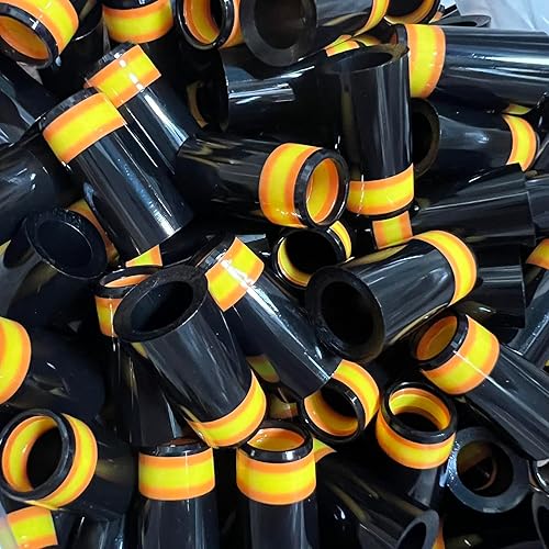 Miniatura 57 de SummerHouse Casquillos de hierro de golf multianillo compatibles con eje de acero cónico de 0.355 '' y eje paralelo de 0.370 '' Verde con 4 blancos