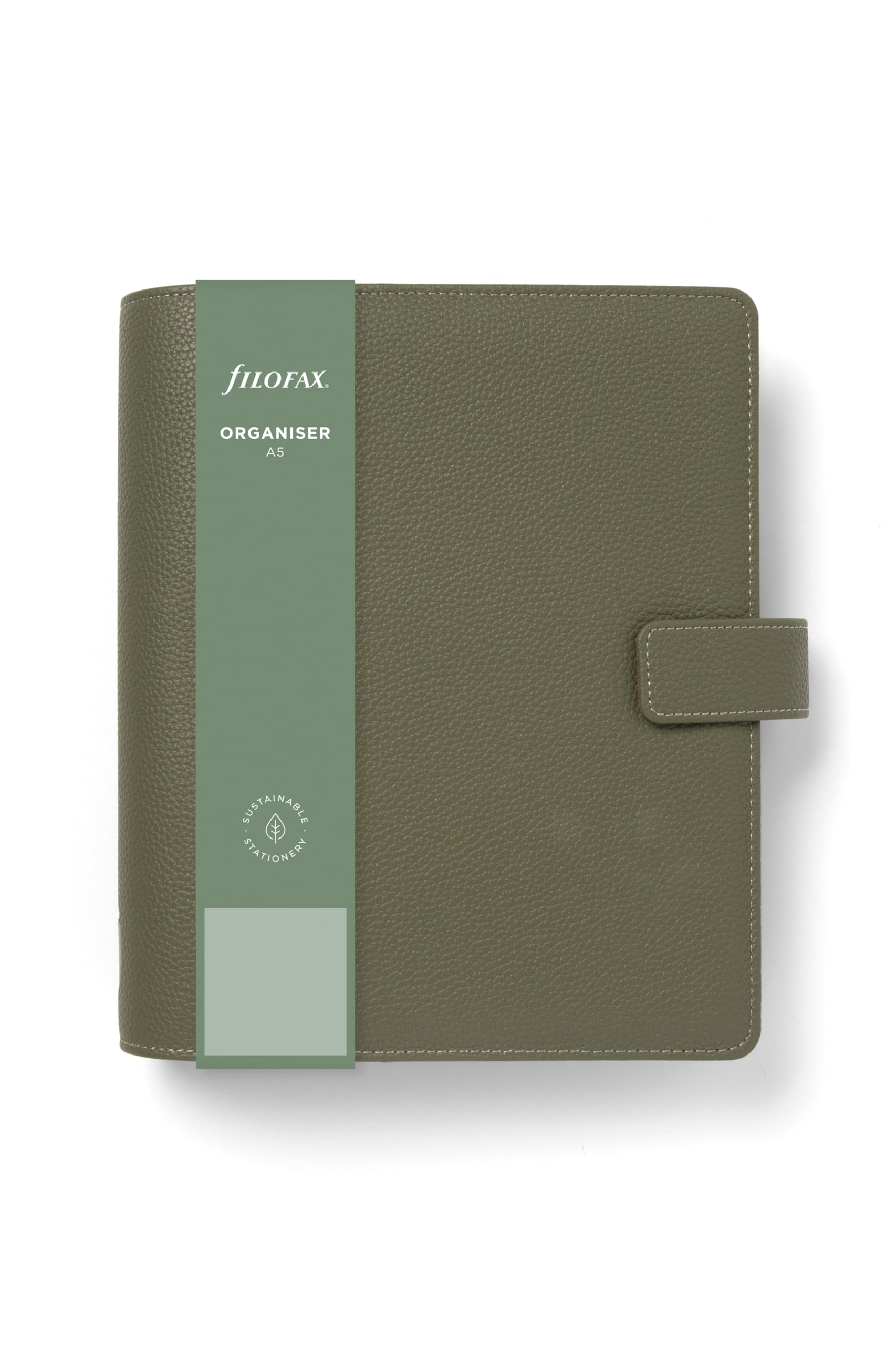 Filofax Camden - Organizer formato A5, colore: Verde oliva