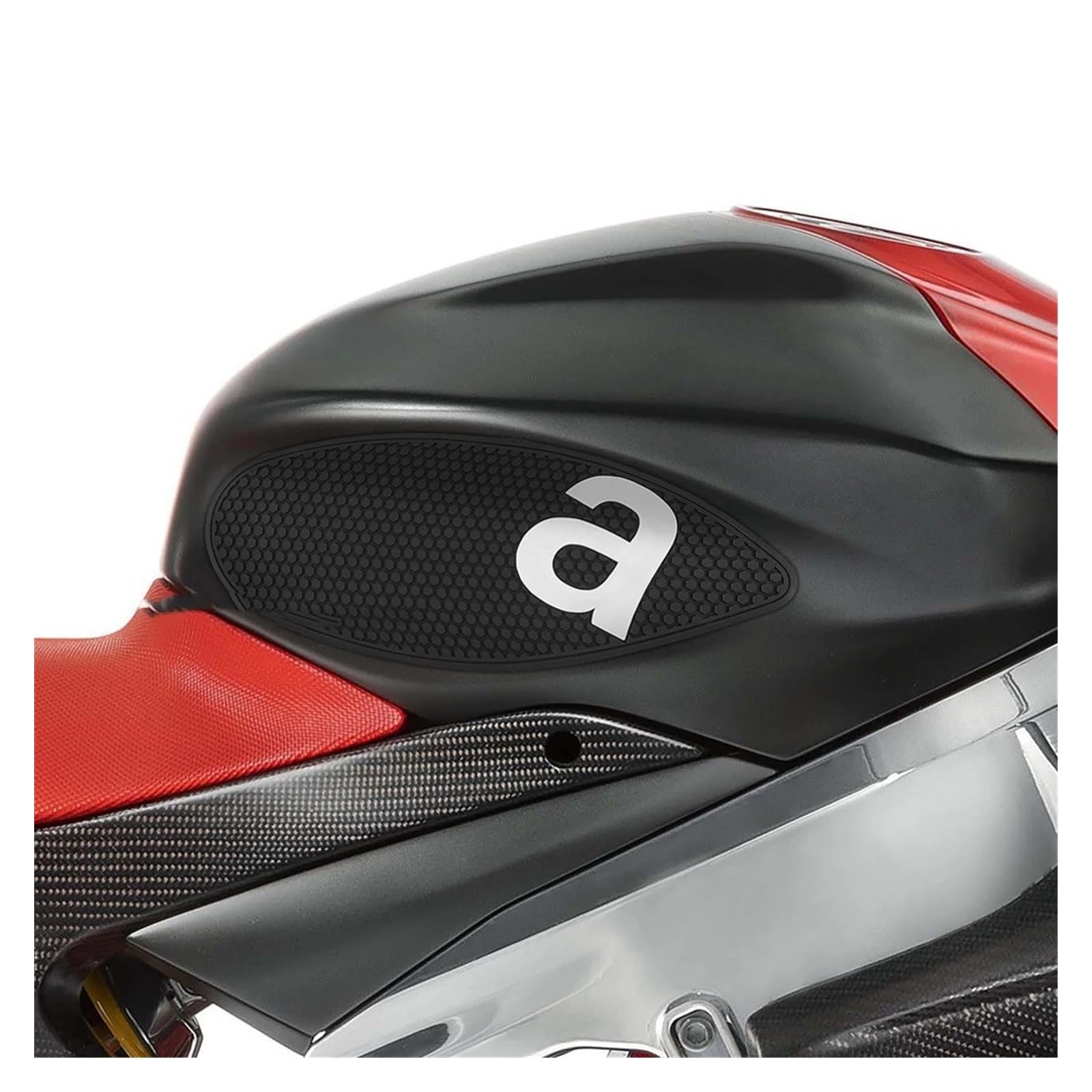 DZSQOSJB Protector Per Per RS660 RS 660 2020-2023 Serbatoio Gas Pannello Copertura Anteriore Carenatura Carenatura Motociclo Tank Protector(Rosso - 2