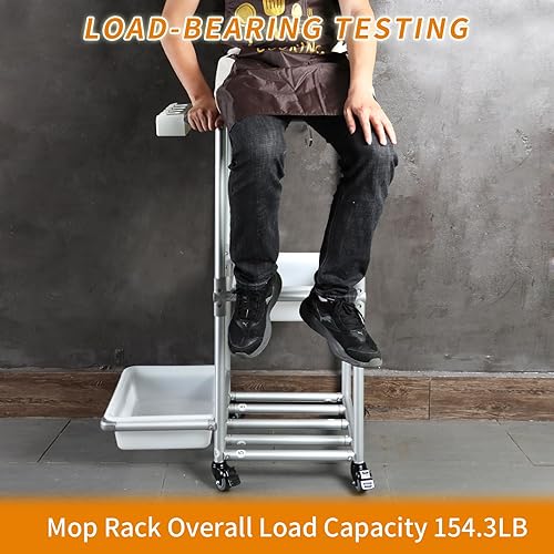 Miniatura 6 de A Nice Little Cleaning Cart - Rolling Cleaning Cart for Efficient Organization of Cleaning Supplies