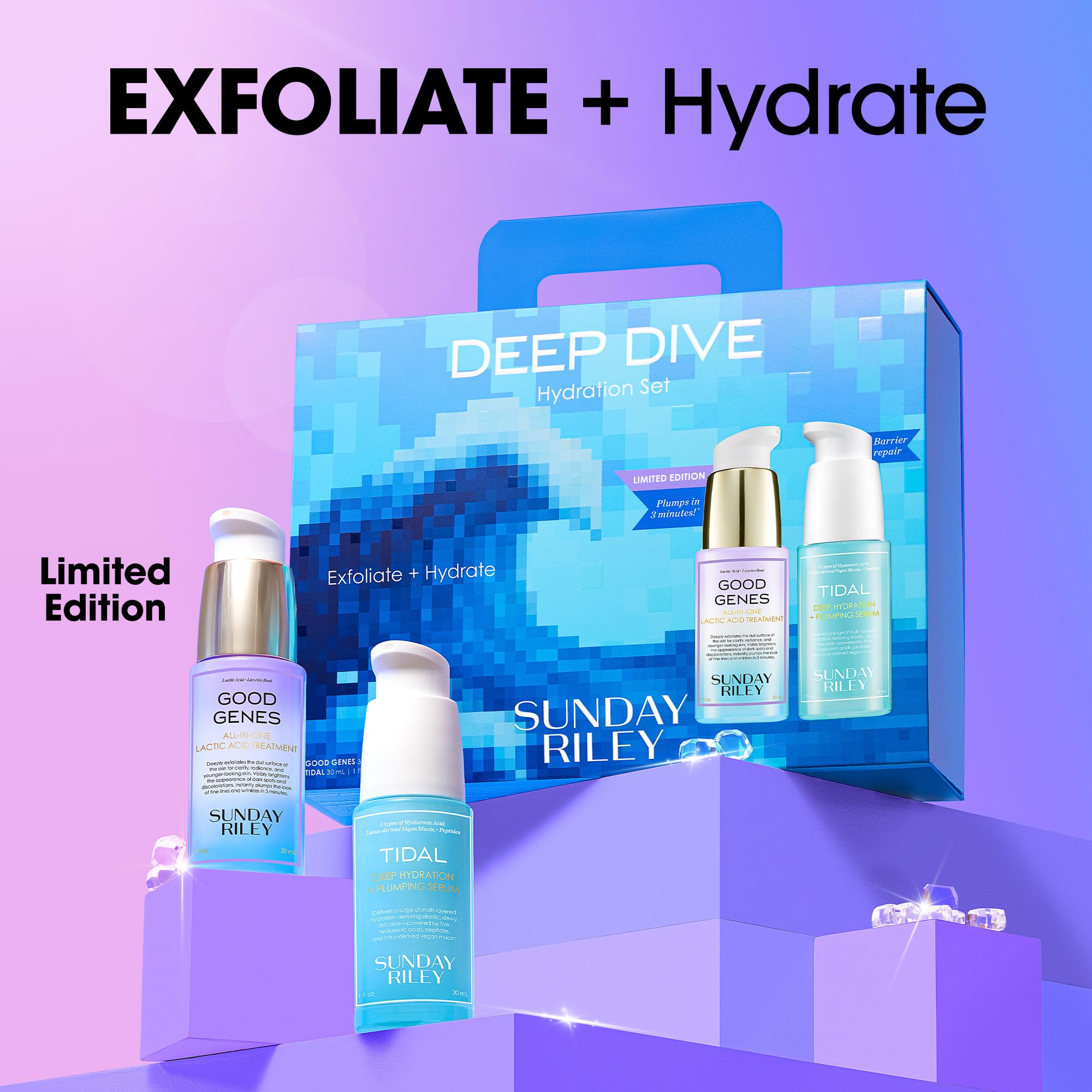 Sunday Riley Deep Dive Hydration Set