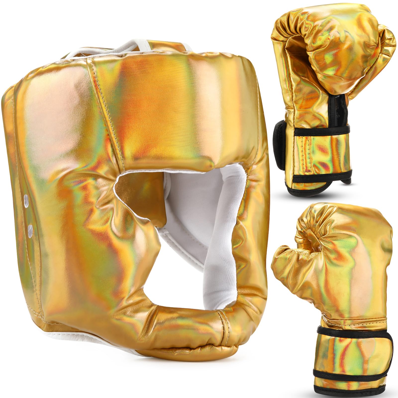 Arrowbash Kids Boxing Gloves and Headgear Set 6oz