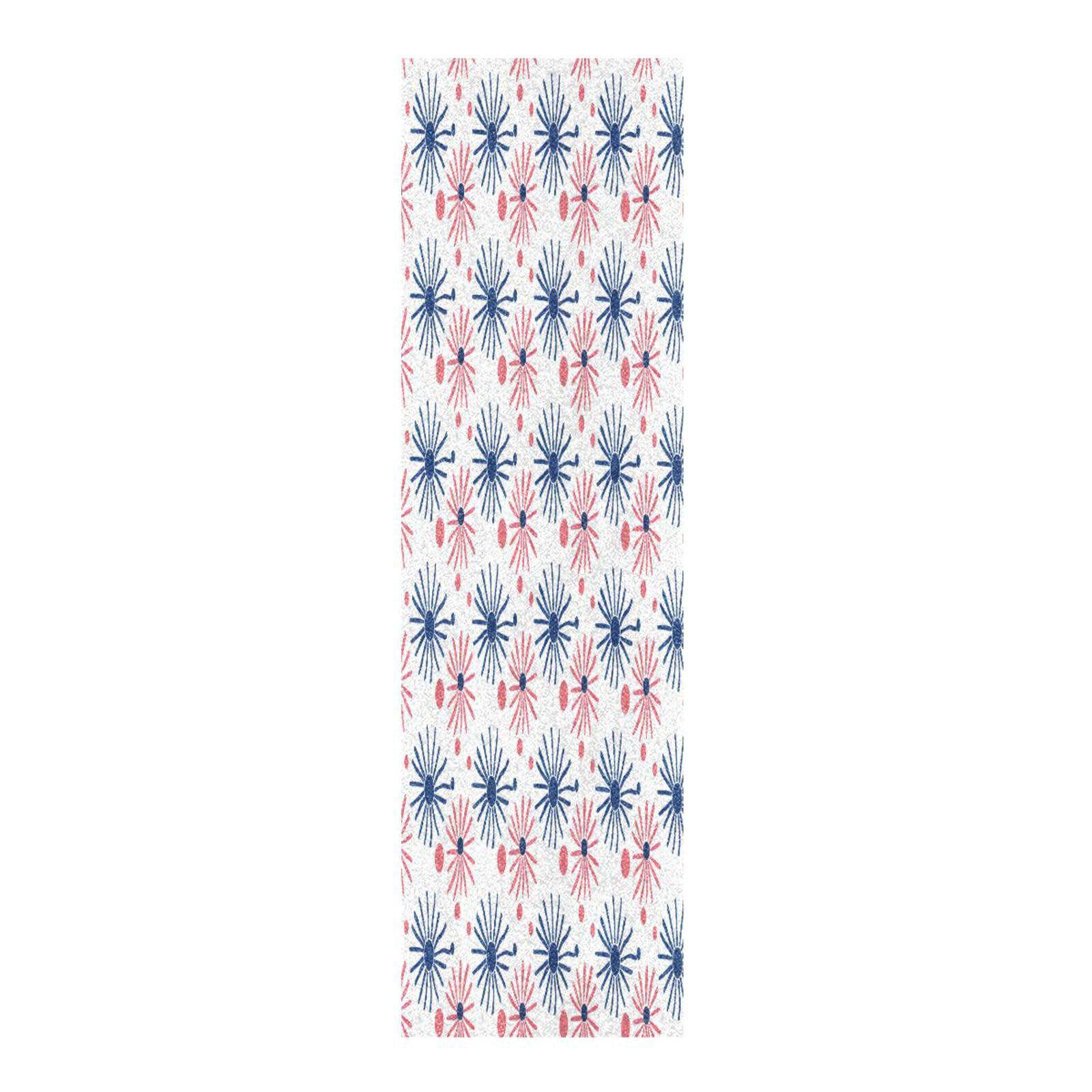 CEBUGI Independence Day Firework Skateboard Grip Tape 33x9in Waterproof Tear-Proof Longboard Grip Tape Bubble Free Non-Slip Scooter Grip Tape for Girls Boys