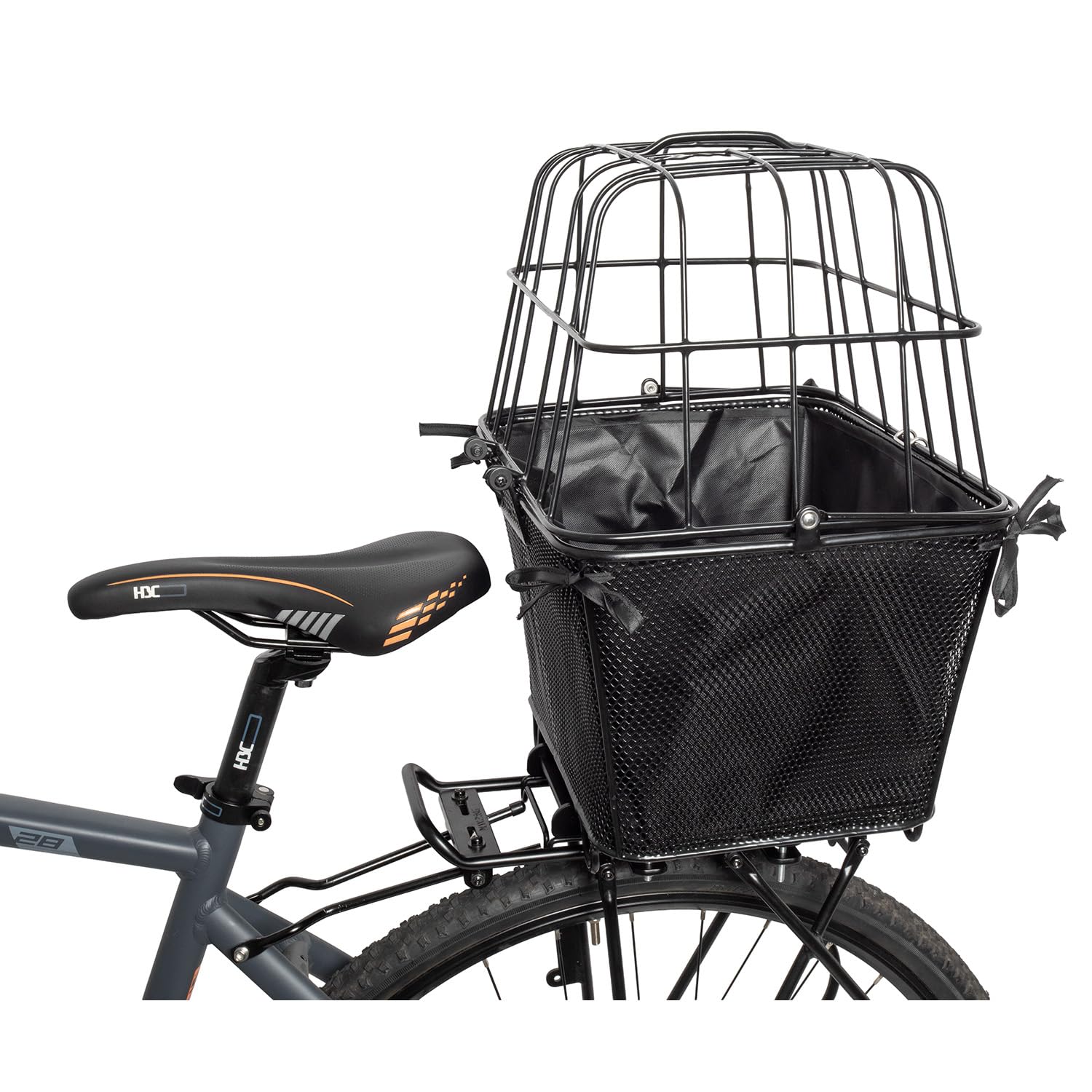 Fahrradkorb Hund, für Haustiere & Lasten, bis 10 kg, Quick Release, Transporter ONE-SNAP PET von M-WAVE