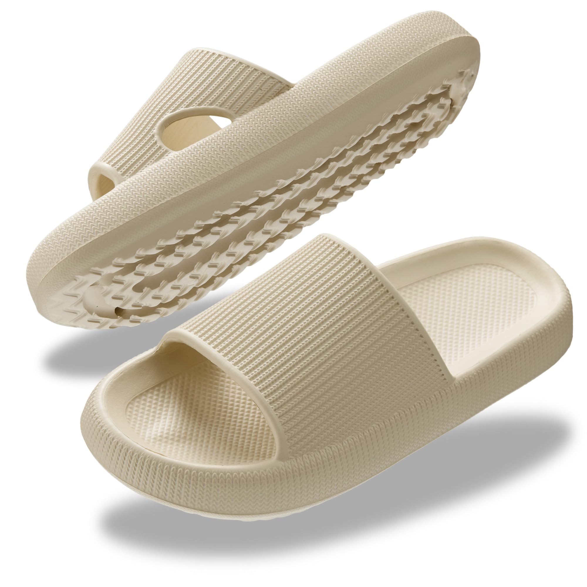 Donpapa Badeschuhe Damen Herren Weich Hausschuhe rutschfest Badeschlappen Leicht Sommer Dusche Indoor Outdoor Schlappen Flops