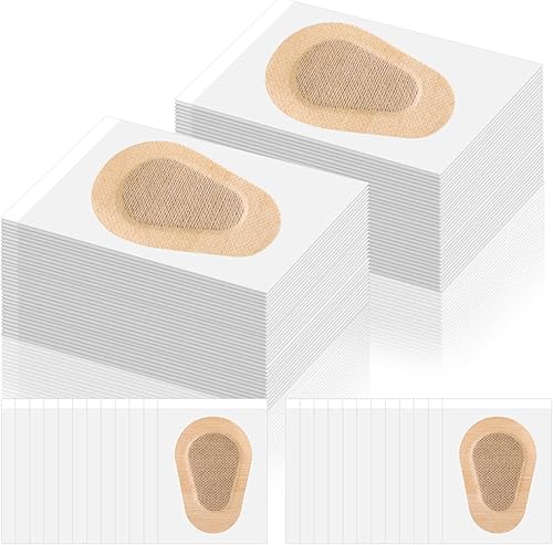 Miniatura 1 de 80 parches adhesivos para los ojos, parches para los ojos para adultos, parche desechable sin látex, vendajes adhesivos para bebés y niños (piel,