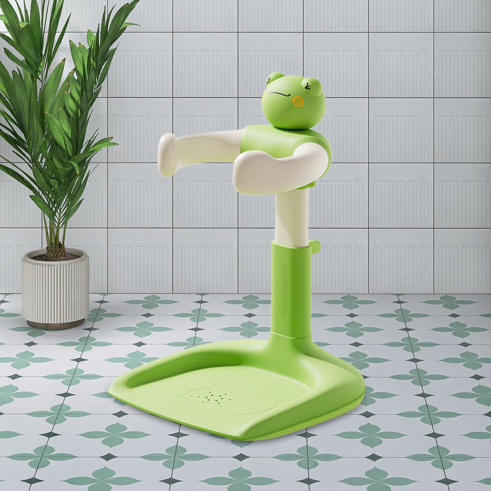 Baby Bad Steh-Dusche,Baby Badewannen Unterstützungsständer - Verstellbarer Gestellhalter mit rutschfester Basis für Zuhause Kinderzimmer Mütter Eltern Mädchen Kinder 0-36 Monate