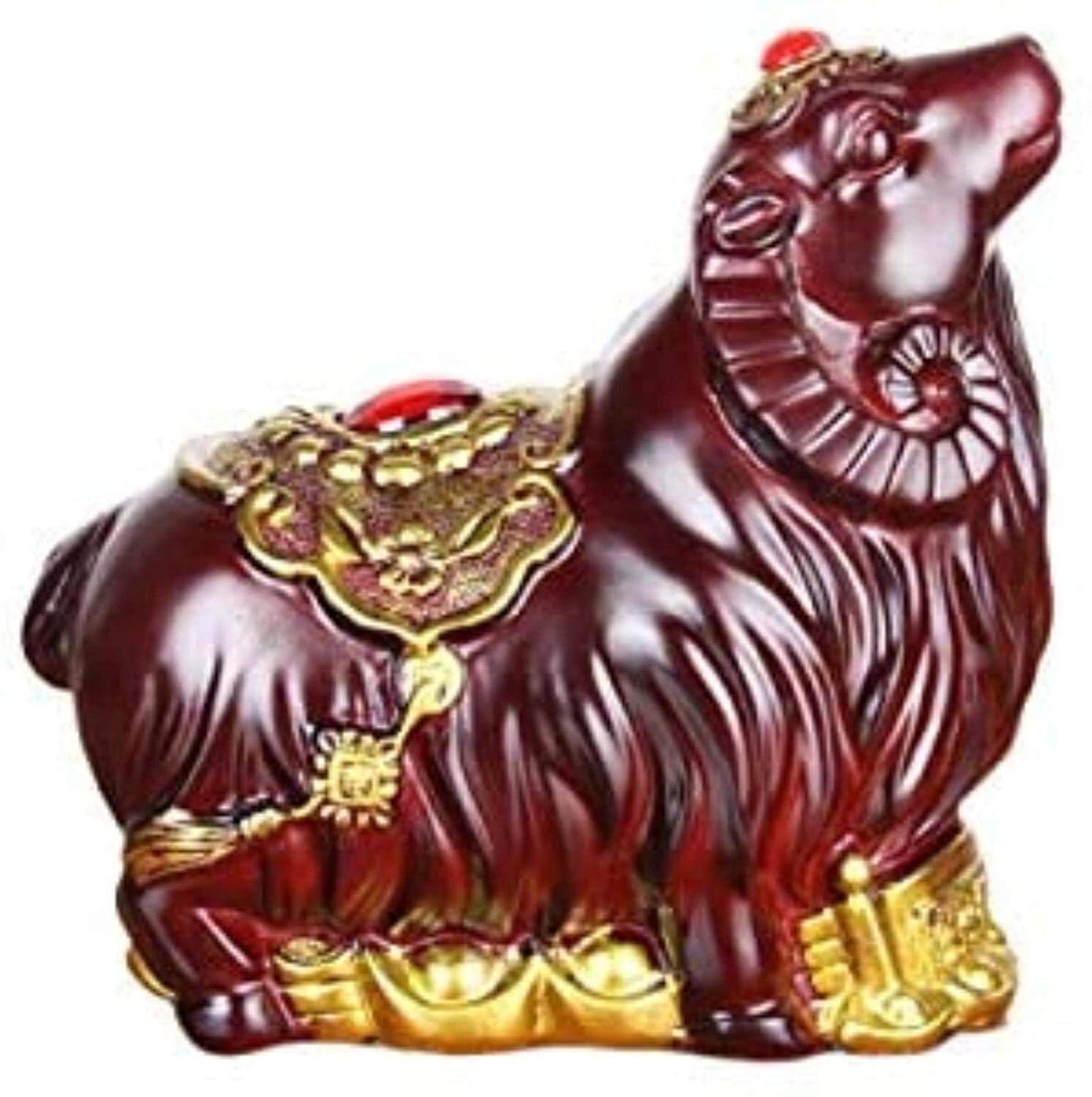YNIYUJKL Wooden Chinese Zodiac Statues Home Decoration Statue Home And Office Sculpture Wood Feng Shui Decor Accessories Figurine 329,F?r-A