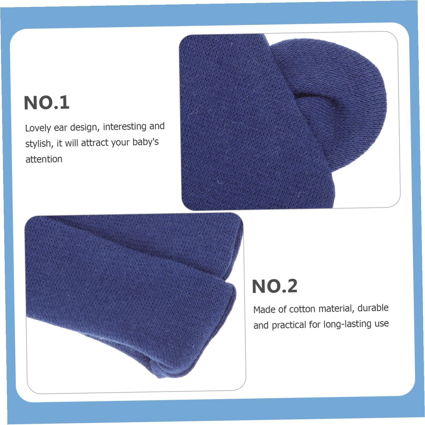 VALICLUD Gorro Fetal Infantil Gorro Recién Nacido Tejer Sombreros De Recién Nacido Gorros Navideños Sombreros Navideños Sombrero Turbante Sombreros De Niños Algodón