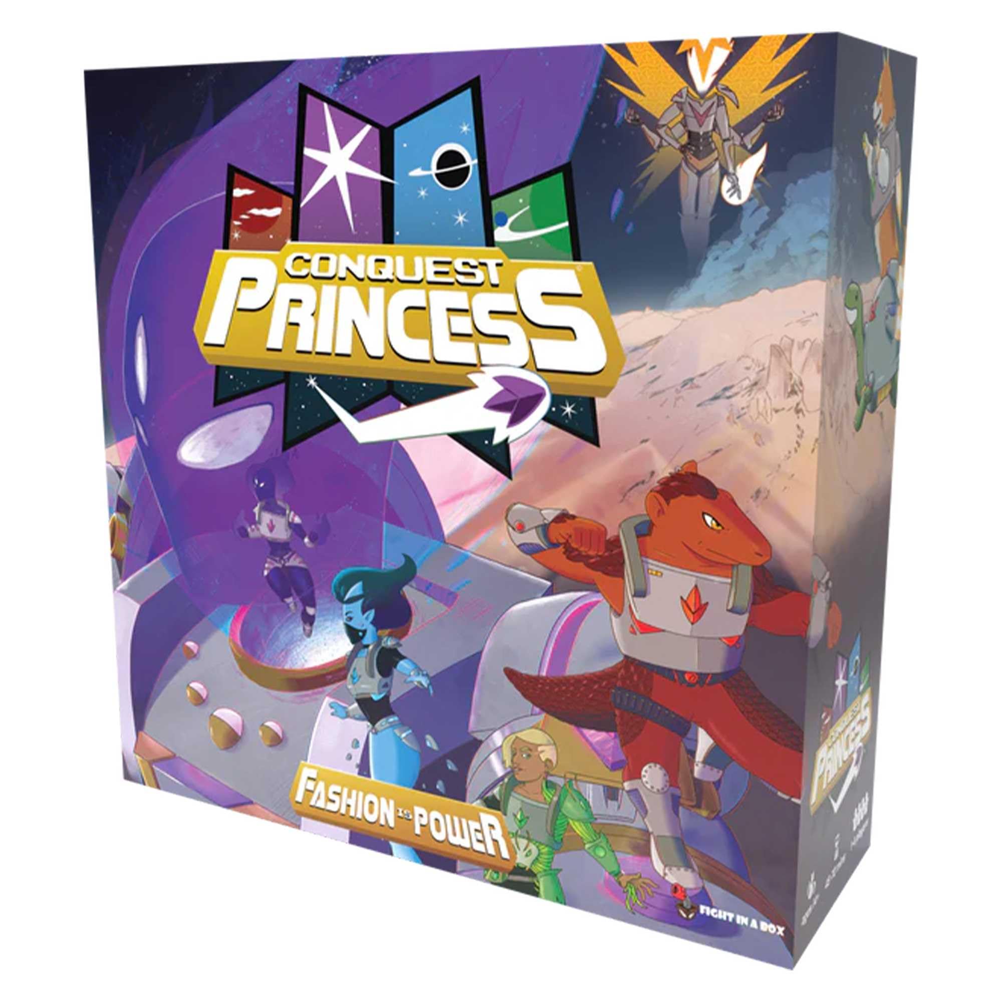 Flight in the Box | Conquest Princess | Cooperative Card Game | Ages 14+ | 1-4 Players | 45 Minutes Playing Time