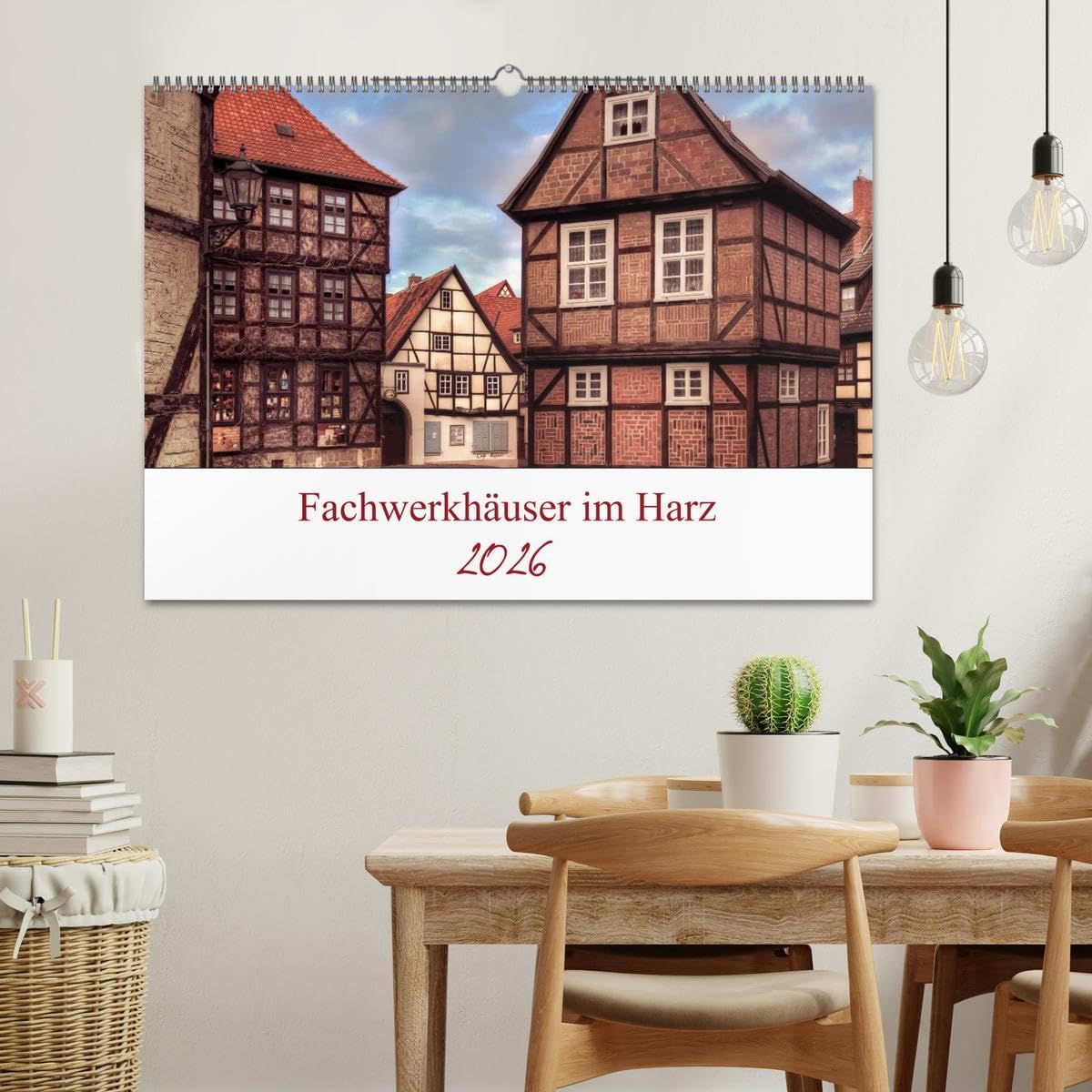 Fachwerkhäuser im Harz (Wandkalender 2026 DIN A2 quer), CALVENDO Monatskalender: Fachwerkhäuser aus dem Harz. Gestaltet wie aus einer anderen Zeit. (CALVENDO Orte)