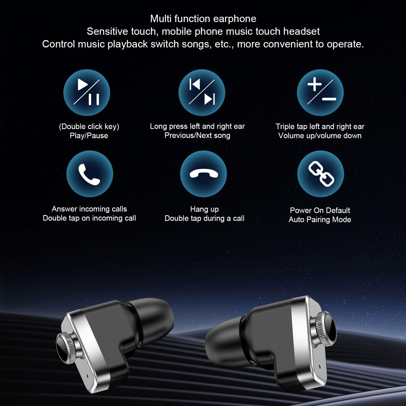 Fabater Reloj Inteligente con Auriculares, Reloj Deportivo IP67 Impermeable | Pantalla HD 360×360 px, 60 Hz y 341 ppi; auriculares BT, clima y deporte, Responder y Realizar Llamadas, for Uso Deporte