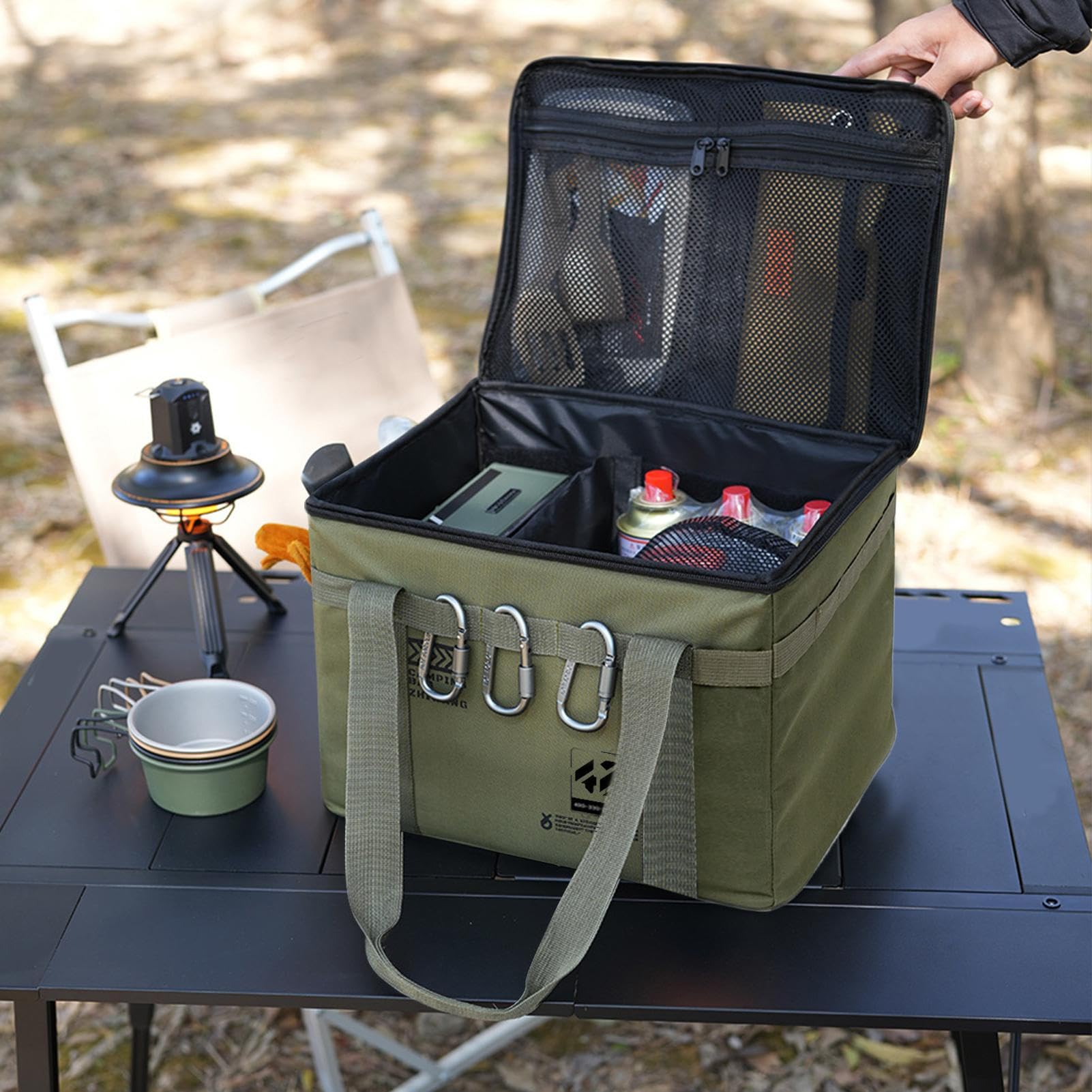 Borse Portaoggetti da Campeggio Contenitore Resistente Con Maniglie Per | Organizer Attrezzatura Camping Per Ogni Esigenza Di Trasloco Viaggio Palestra Spesa E Cucina