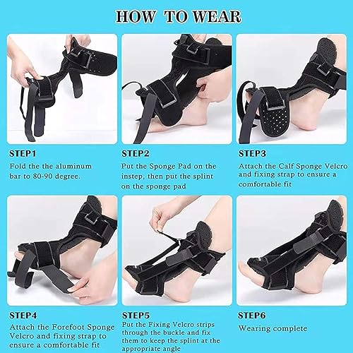 Miniatura 5 de Nueva versión Férula nocturna para fascitis plantar férula nocturna para fascitis plantar mujeres y hombres férulas de pie para alivio de la