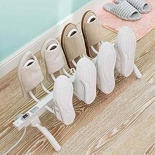 RR-YRA Suszarka do butów, suszarka do butów, 4 pary, domowe niezależny suszarka do butów, 50-55 ° C Temperatura stała, odpowiednia do butów, rękawic, kapelusze, skarpet, butów narciarski