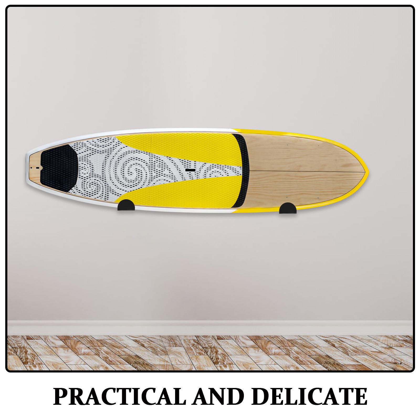 6 Pezzi Supporto da Parete per Snowboard e Skateboard in Metallo
