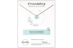 My Tribe Necklace for Women Friendship: Soulful Jewelry with Healing Crystal