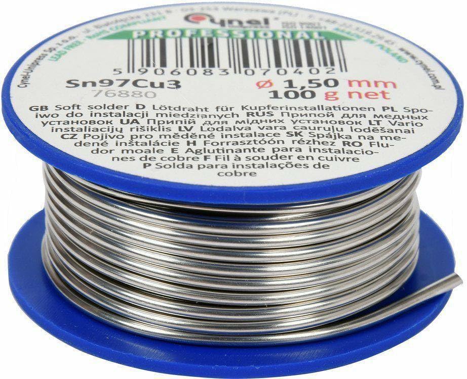 cynel Bond for Copper 1.5 mm 100 g, Silver