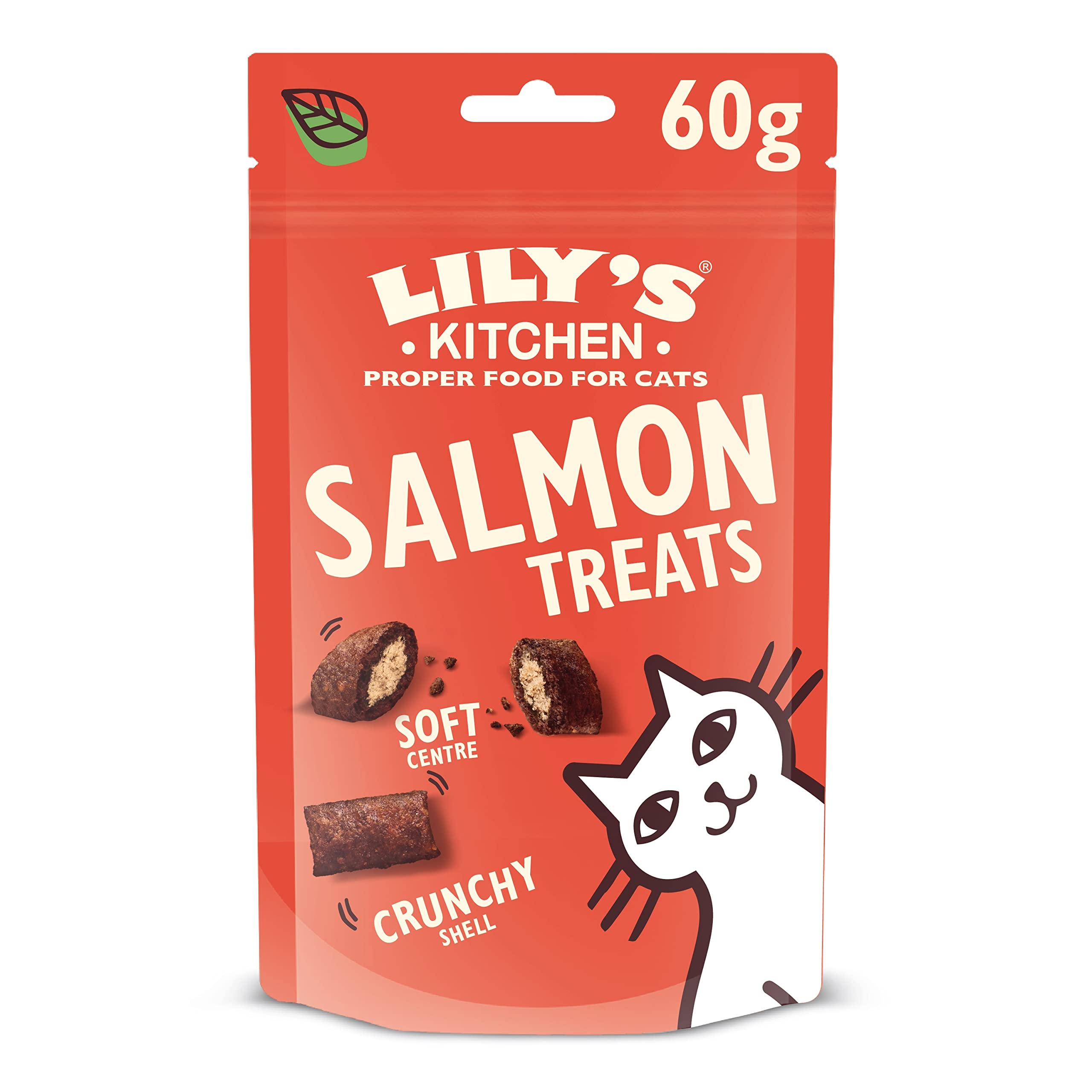 Lily's Kitchen Cat Snacks Salmon Treats for Cats (10 x 60g)