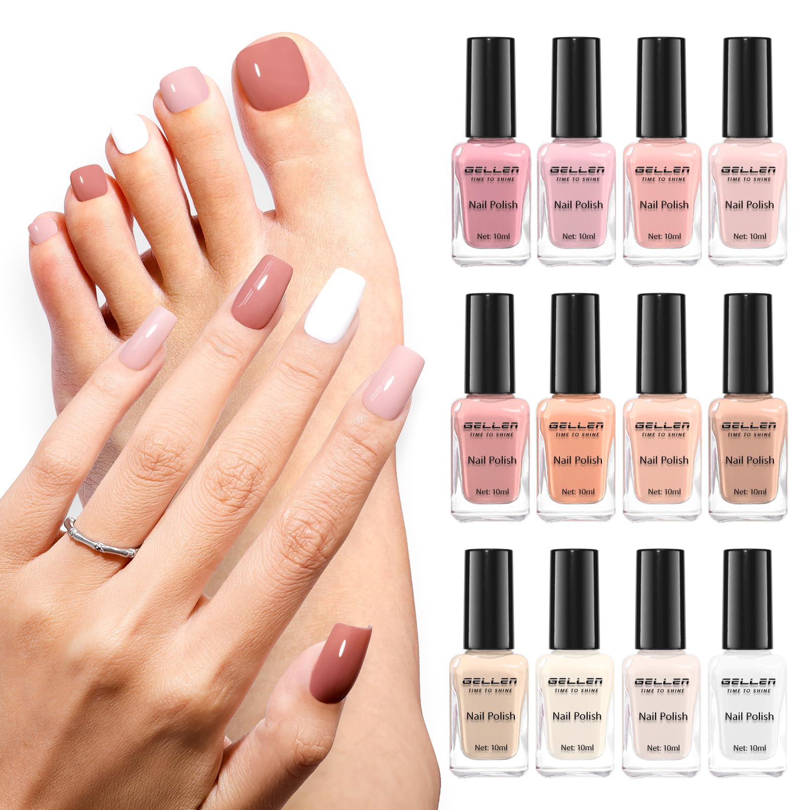 Photo 1 of GELLEN 12 Colors Nail Polish Set