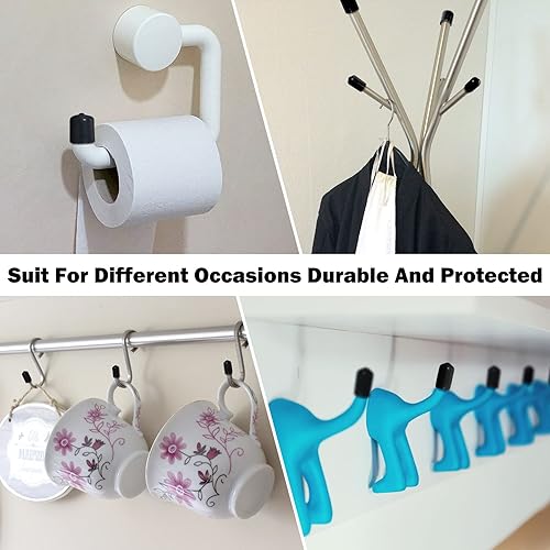 Miniatura 5 de Zonon 300 tapas de goma flexibles de rosca de tornillo cubiertas de pernos de goma en 9 tamaños 0.059 in, 0.098 in, 0.138 in, 0.177 in, 0.256 in,