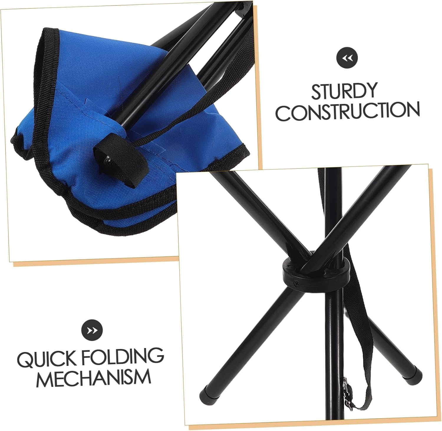 Abaodam Lightweight Heavy Duty Camping Stool for Outdoor Adventures Beach Hiking and Picnics Durable Ultralight and Sturdy Design