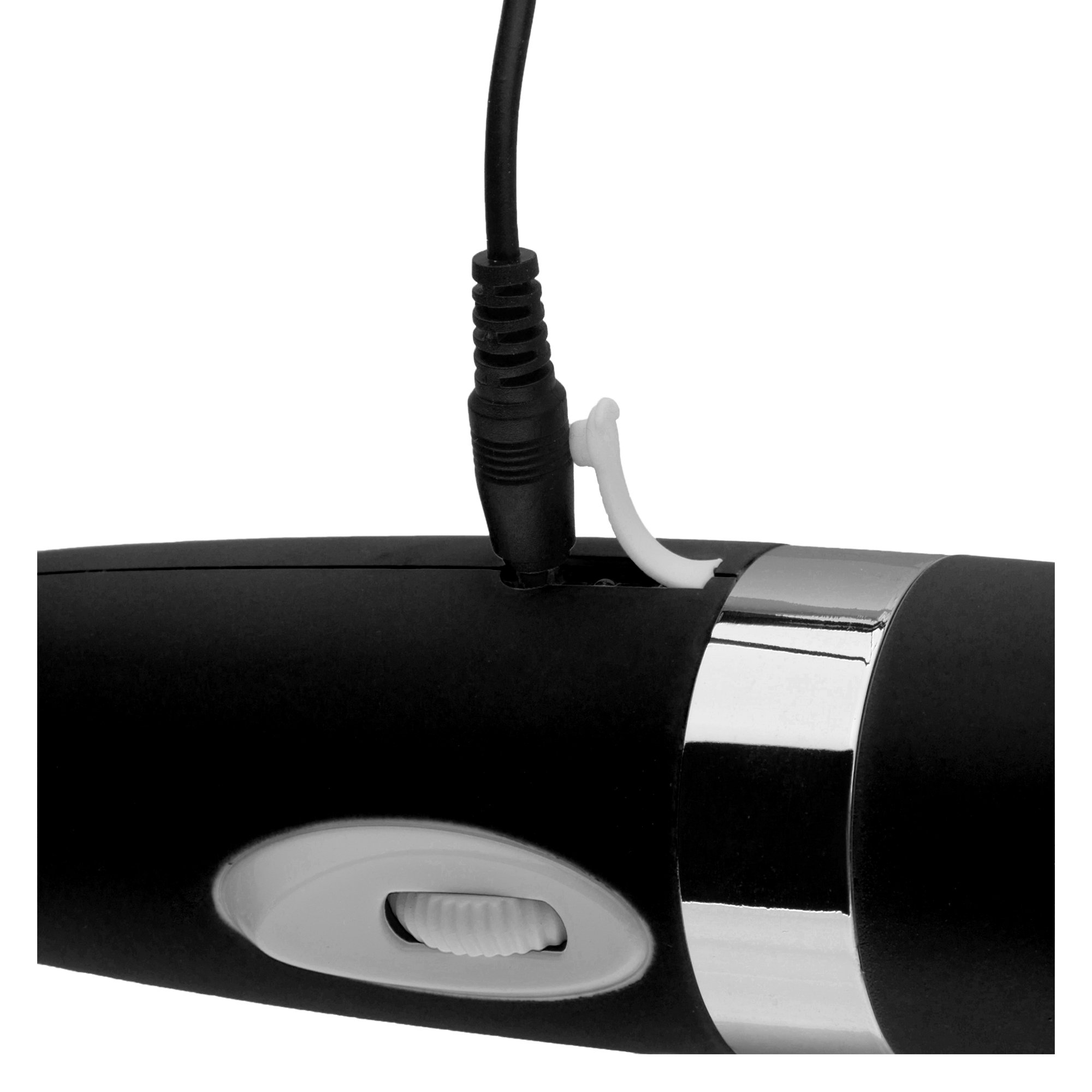 Magic Wand Massagestab - Stärkste Vibrationskraft bei Muskelschmerzen und zur Erholung - 12000 1/min. Stufenlos - Schwarz