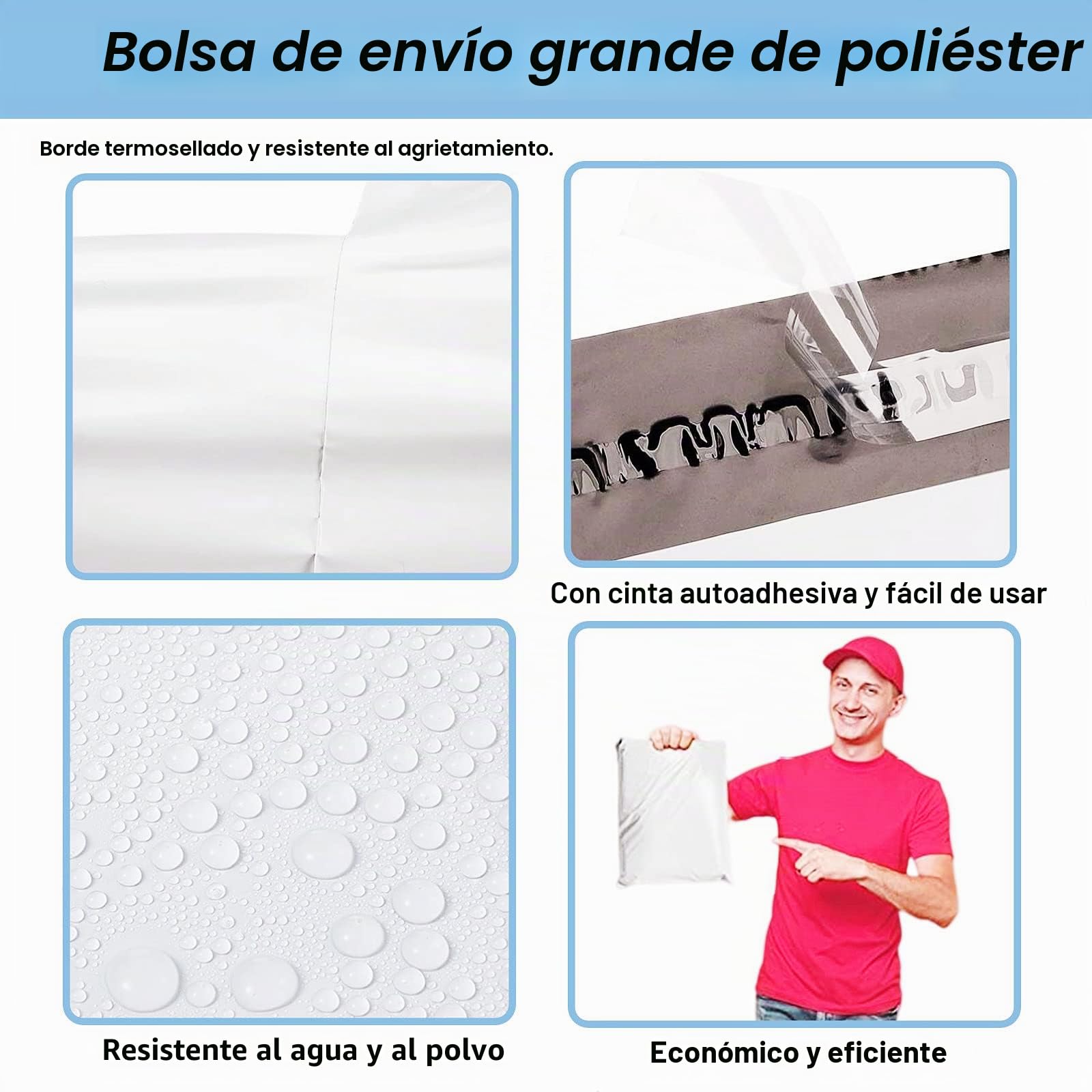 12 piezas Bolsas Envio Vinted Grande,Bolsas para Envíos,Blanco 23“x31” Sobres de Plástico Autoadhesivos Opaco Impermeable,Bolsa de Correo Postal para Embalaje Ropa,Zapatos,Cajas Carton Mudanza