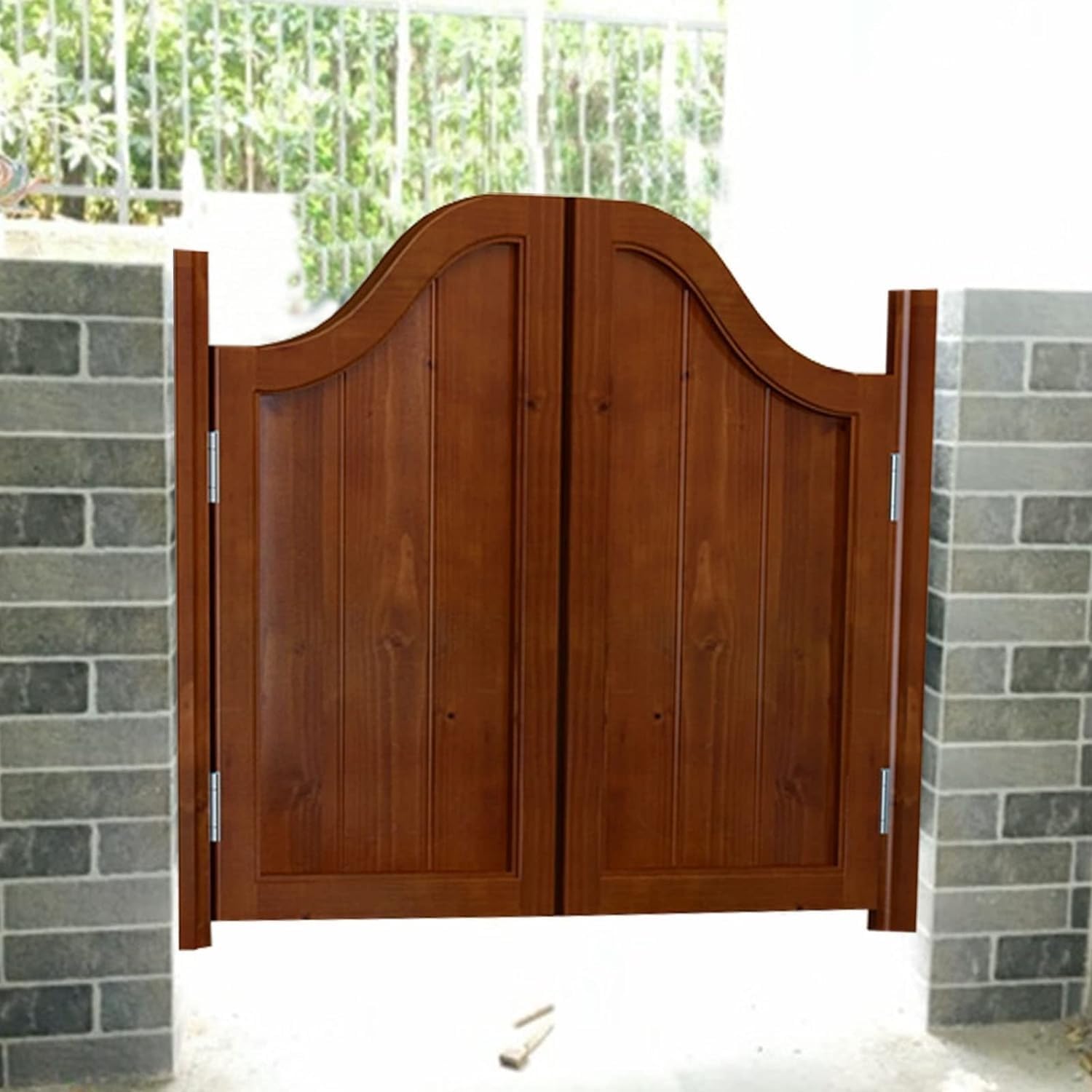 Cafe Partition Swing Door, Bar Kitchen Entry Auto Close Half Waist Fence Door, Custom Size Available(70x90cm)