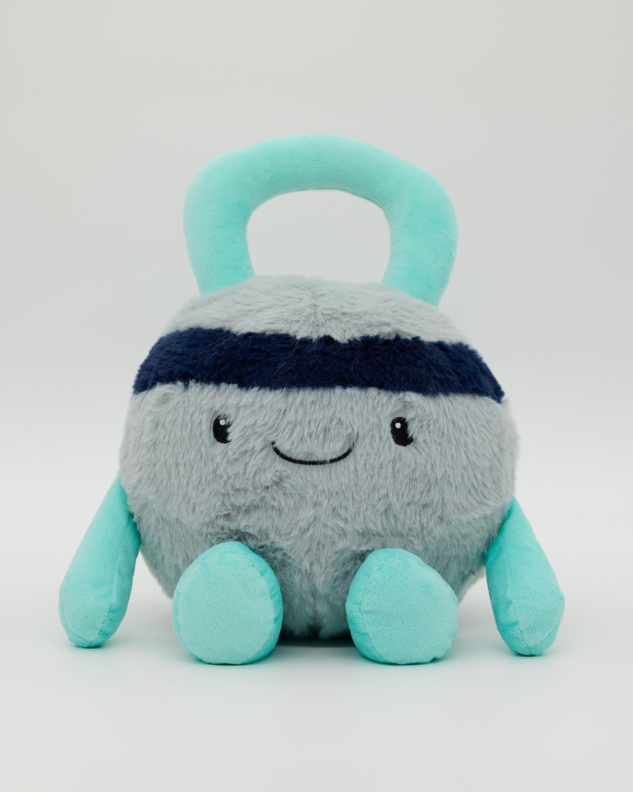 Snuggz Kettlebell Weighted Plush Soft Toy 0.8kg - Plush Pillow for Cuddle Comfort, Cute Stuffed Animal for Kids - Calming Weighted Cuddly Toy Companion for Cosy Rest
