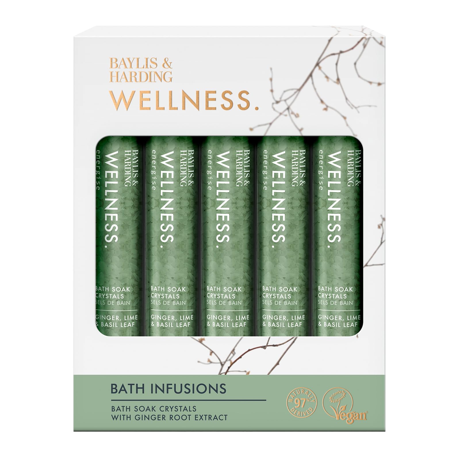 Baylis & Harding Wellness Bath Infusions Gift Set (Pack of 1) - Vegan Friendly - Image 2