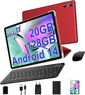 Tablet 10 Pollici Android 14 - Rosso