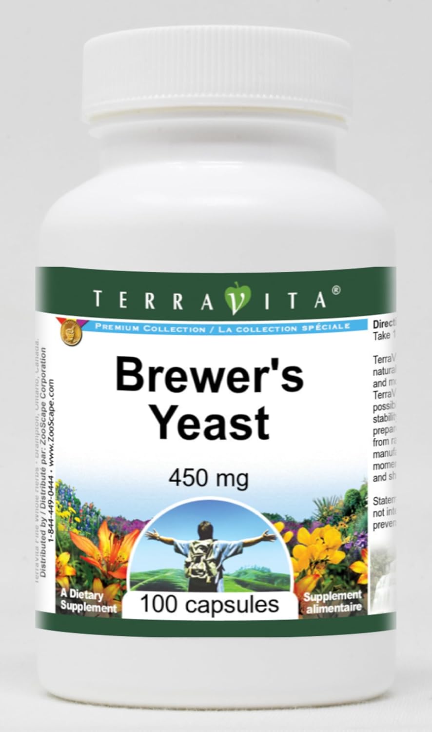 Brewer's Yeast - 450 mg (100 Capsules, ZIN: 512857) - 3 Pack