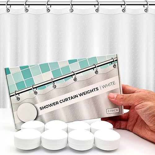 Potente cortina de ducha magnética antiondulación para una experiencia de baño sin salpicaduras, envuelta en silicona de 360, nunca se oxida, imanes