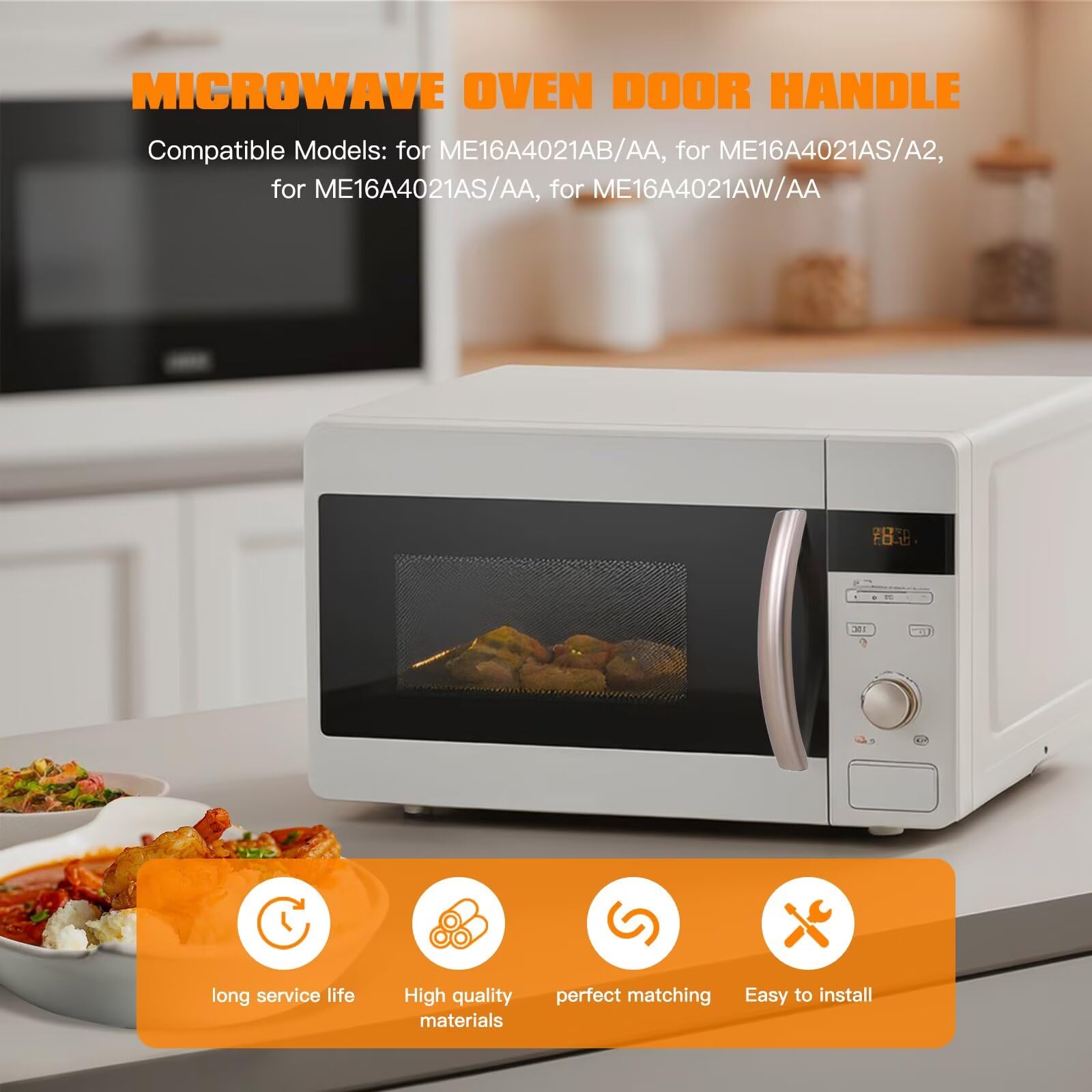Amazon.com: ME16A4021AS Microwave Door Handle, DE94-04313F